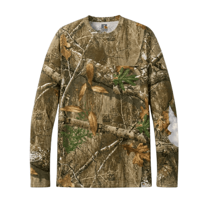 Born Anti Society Camo Duck Pocket Tee (Long Sleeve) in Realtree Edge